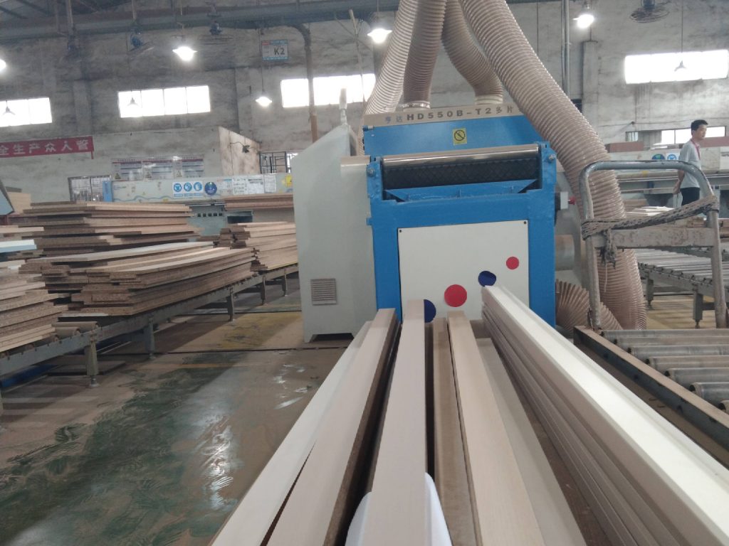 wood panel multi blade rip saw machine
