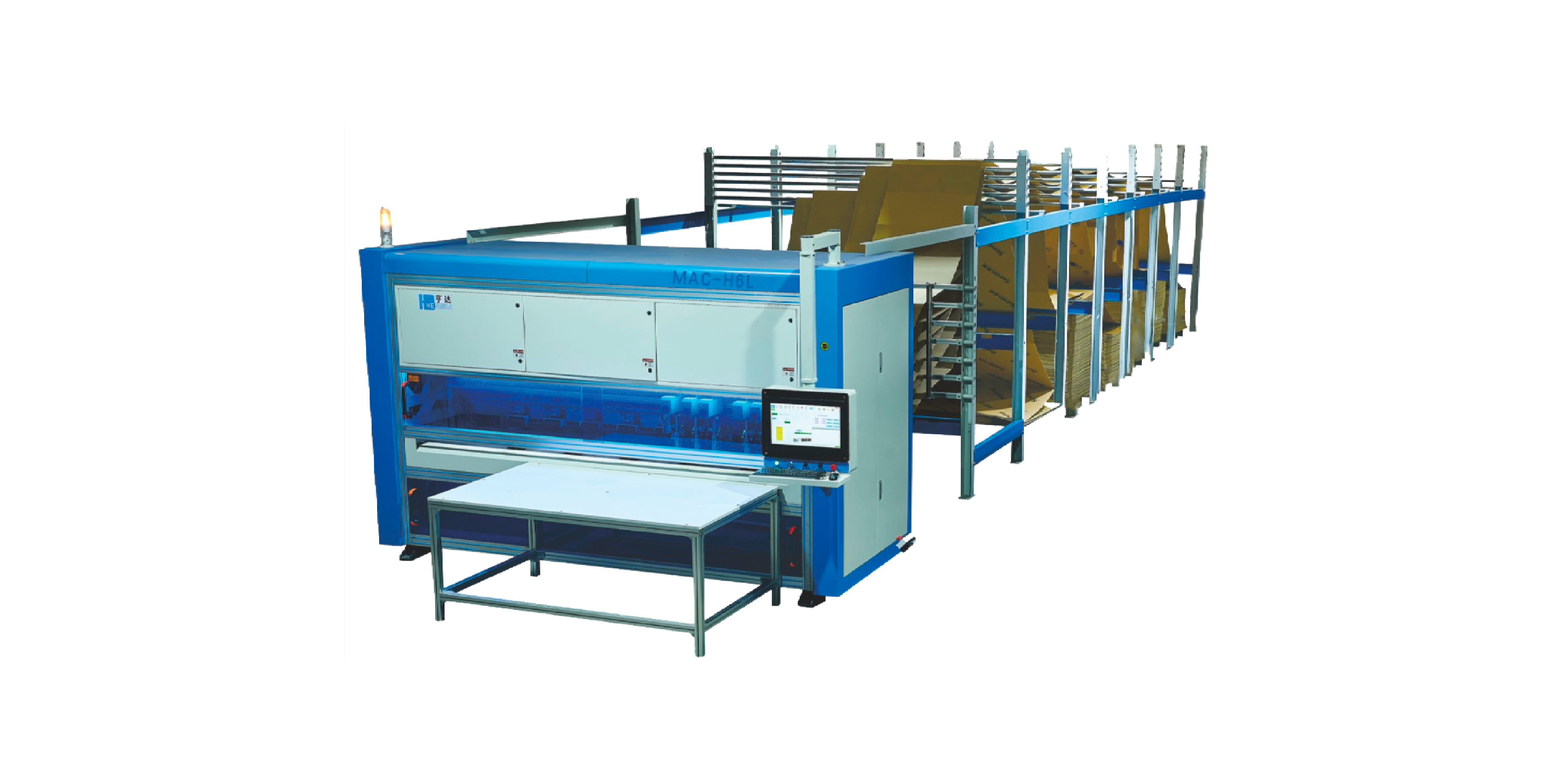 corrugated cardboard box making machine