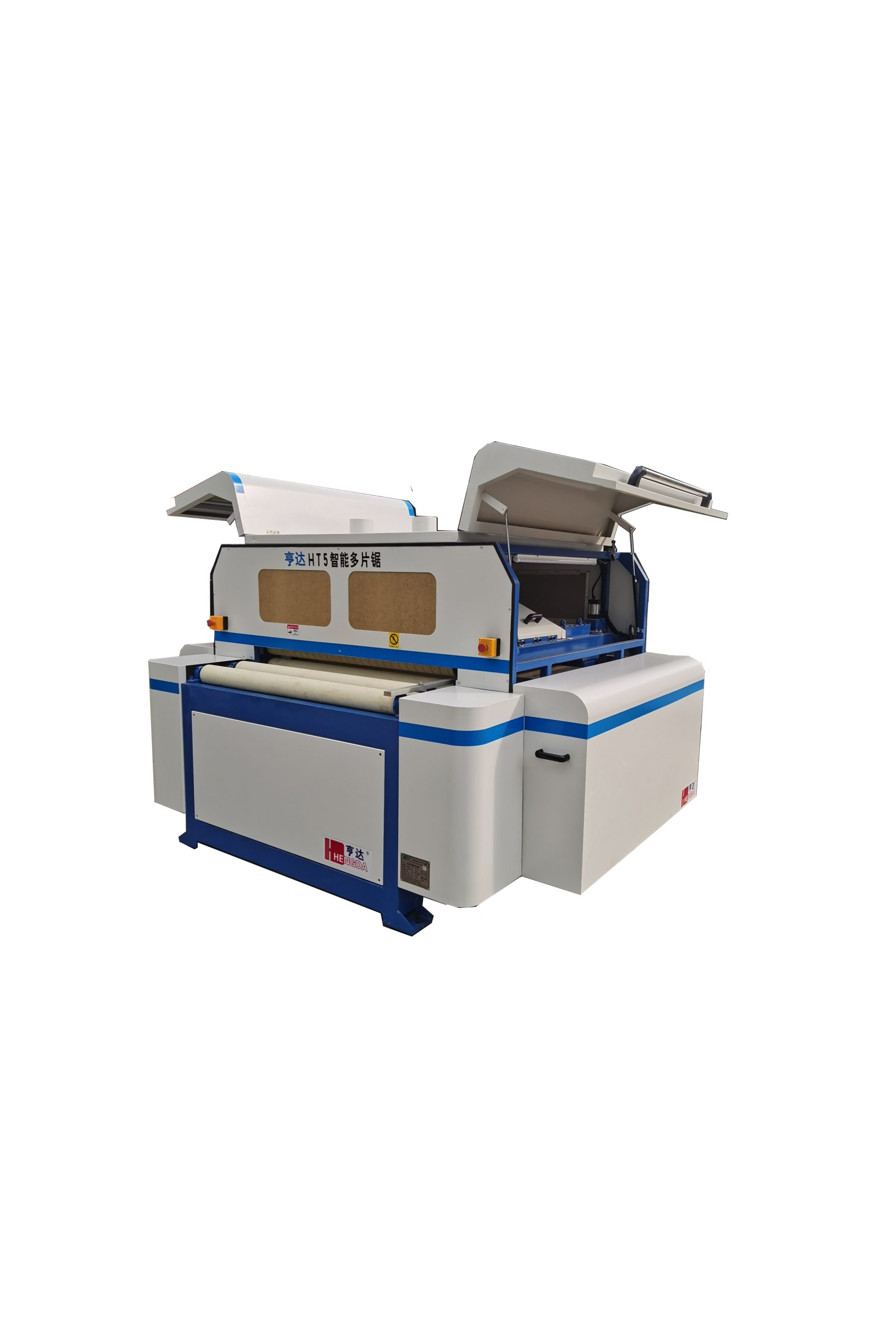 servo-controlled multi blade rip saw machine