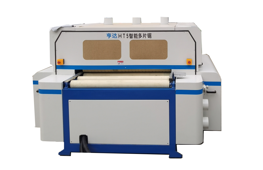 servo-controlled multi blade rip saw machine