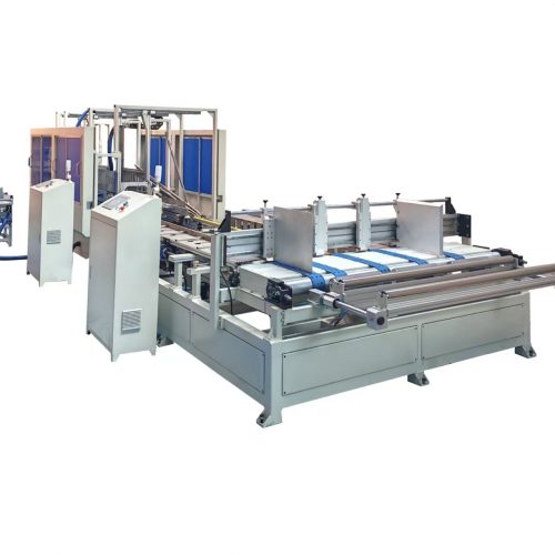 carton box forming machine with automatic cardboard feeding
