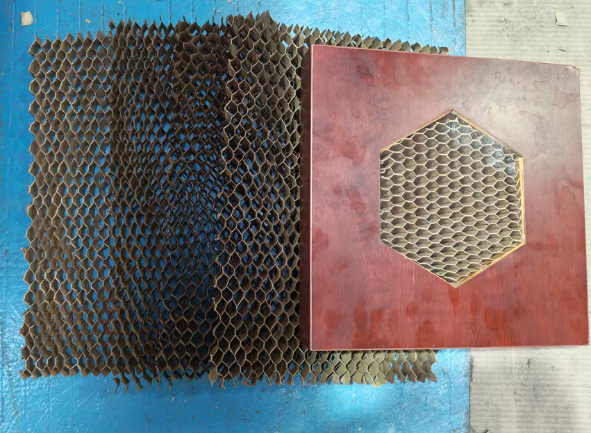 eco product with honeycomb paper